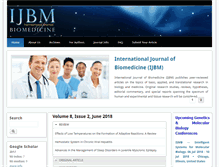 Tablet Screenshot of ijbm.org